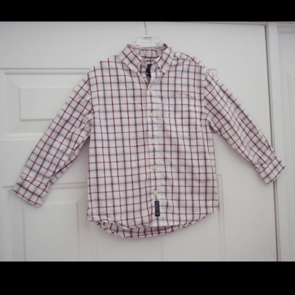 Boy’s Plaid Long Sleeve Shirt